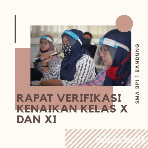 Rapat Verifikasi Kenaikan Kelas X dan XI