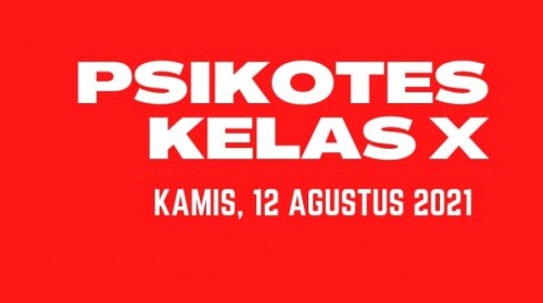 Psikotes Virtual Kelas X
