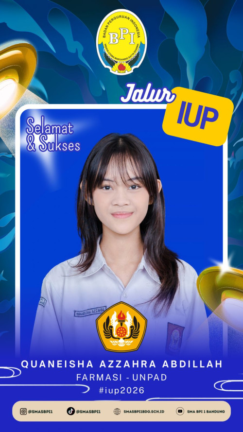 #BPIPrestasi - Lolos PTN Jalur IUP