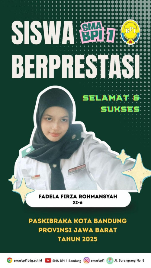 #BPIPrestasi - Fadela menjadi PASKIBRAKA