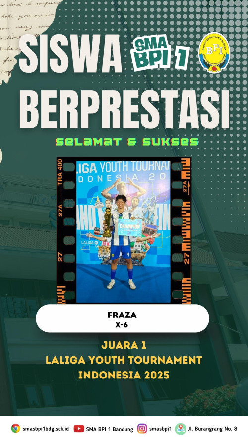 #BPIPrestasi - Juara 1 Laliga Youth Tournament