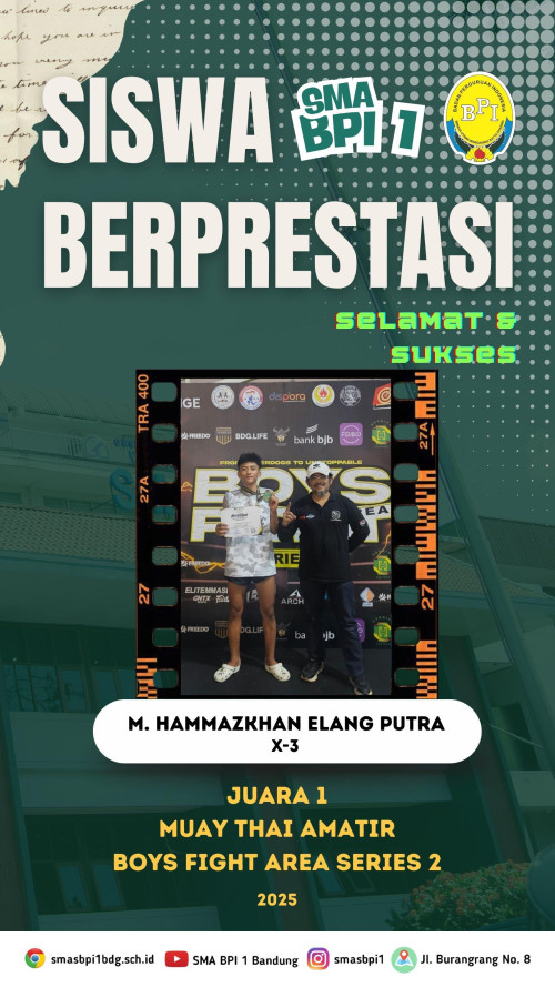 #BPIPrestasi - Juara 1 Muay Thai Amatir