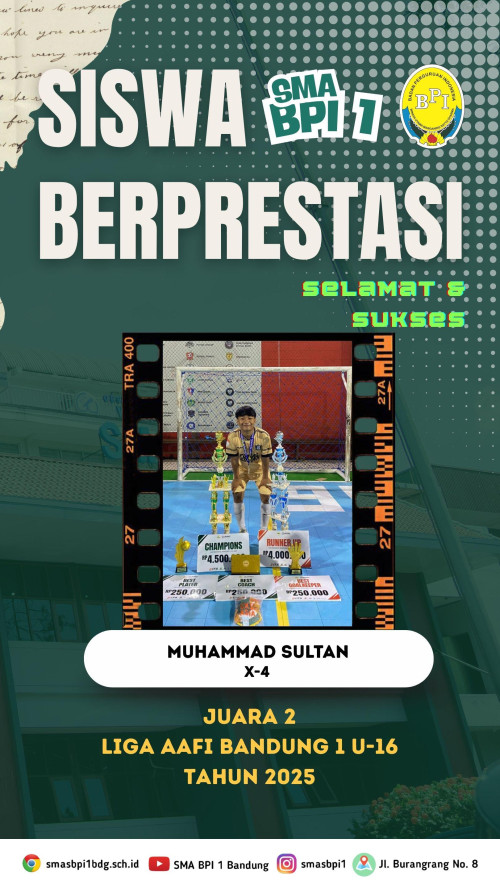 #BPIPrestasi - Juara 2 Liga AAFI Bandung U-16