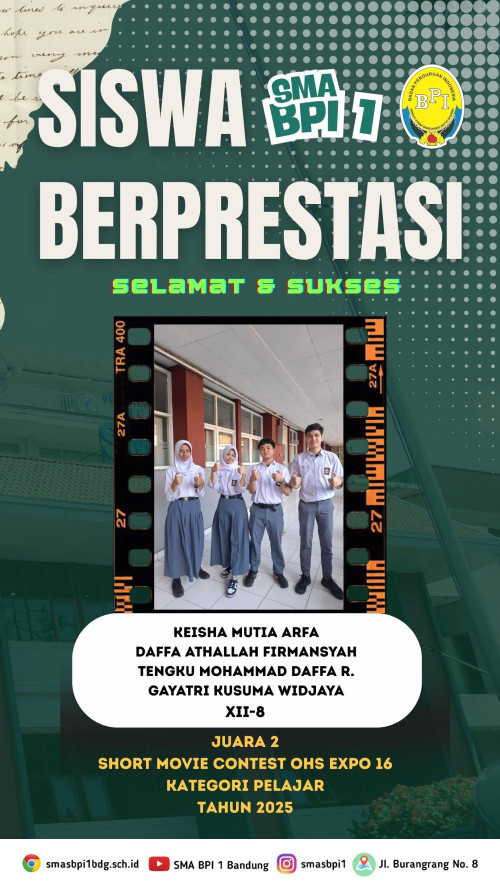 #BPIPrestasi - Juara 2 Lomba Short Movie