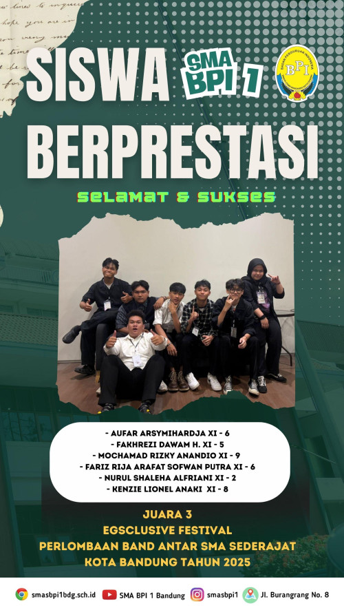 #BPIPrestasi - Juara 3 Egsclusive Festival