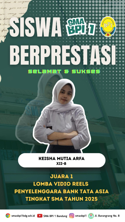 BPIPrestasi - Keisha Mutia Juara 1 Lomba Video Reels