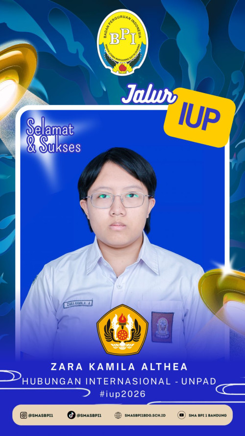 #BPIPrestasi - Lolos PTN Jalur IUP