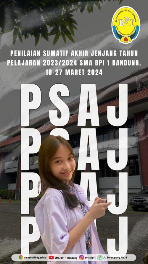 PSAJ - Penilaian Sumatif Akhir Jenjang Kelas XII - Tahun Ajaran 2023/2024