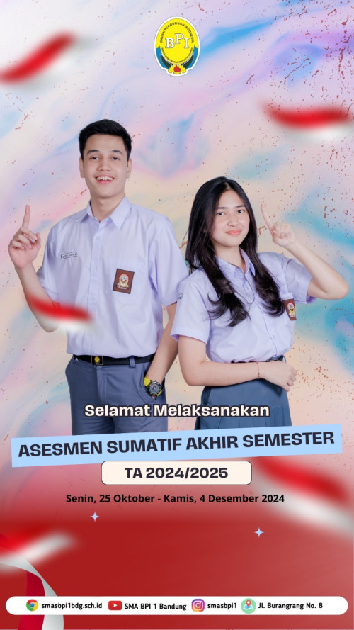 Selamat Melaksanakan ASESMEN SUMATIF AKHIR SEMESTER