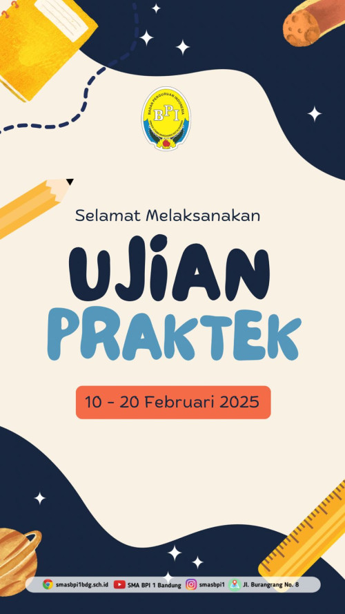 Selamat Melaksanakan Ujian Praktek