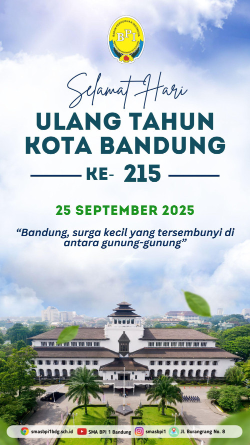 Selamat Ulang Tahun Kota Bandung