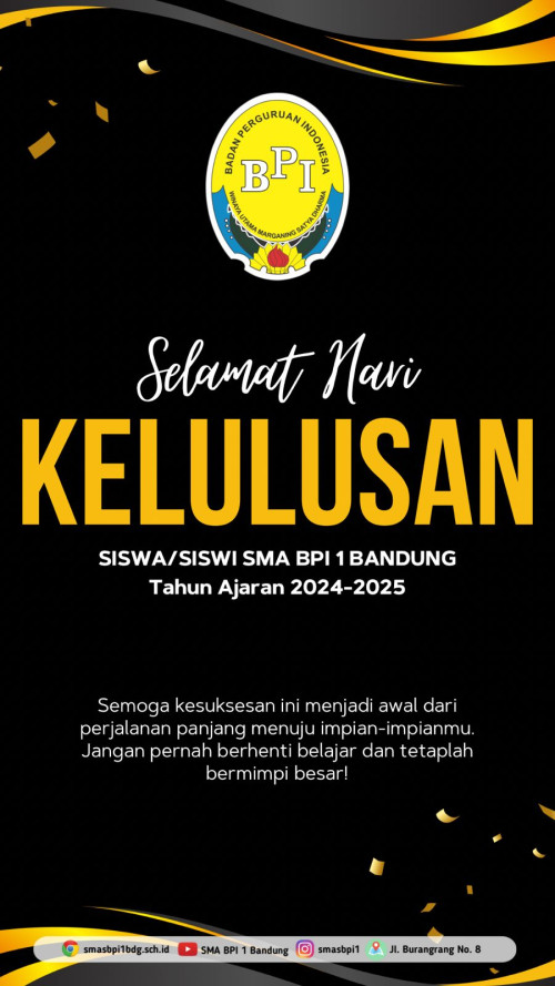Selamat Untuk Kelulusan Kelas XII